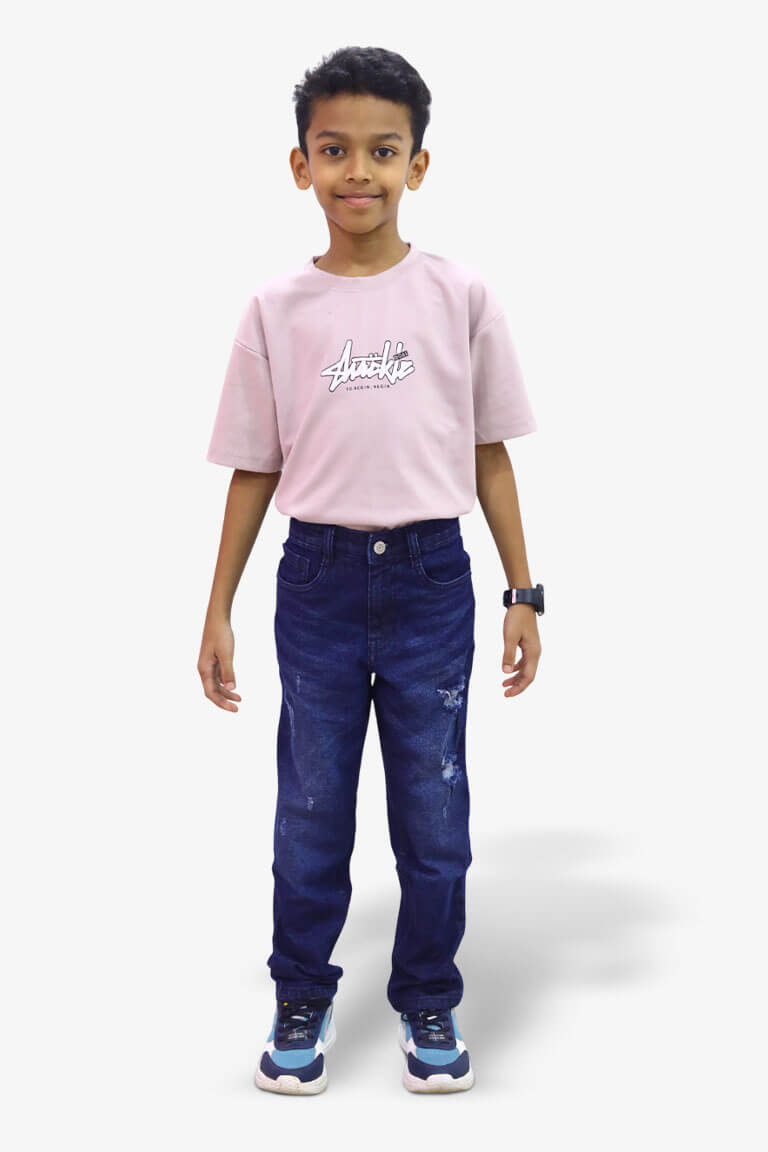 Relax Fit - Indigo Distress - Image 2