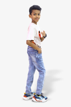 Straight Fit - Medium Blue Stone Wash